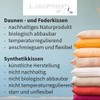 Luxusfeder Sofa Cushion 30 x 50 cm Feather Filling 400