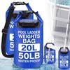 Kingdder 2 Pcs 50LB Heavy Duty Pool Ladder Weights, Universal