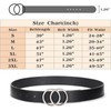 SANSTHS Womens Belt for Jeans Pants Fashion Ladies Leather Belt