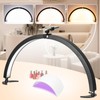 HITTI 29in Large Half Moon Light for Nail Desk with