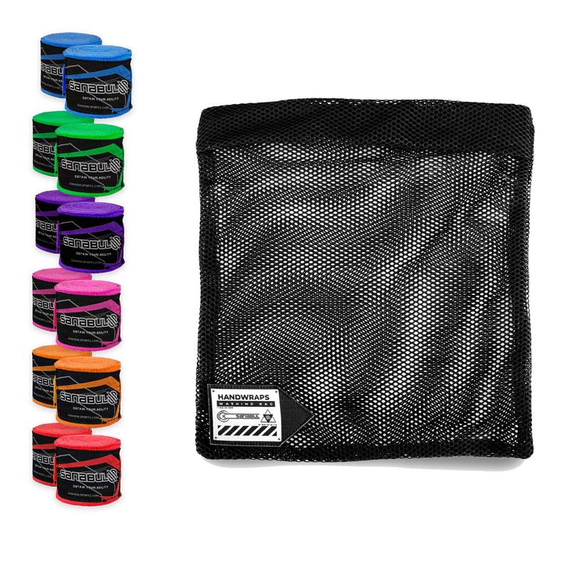 Sanabul Handwrap Laundry Bag Mesh Boxing Glove Hand Wrap Wash