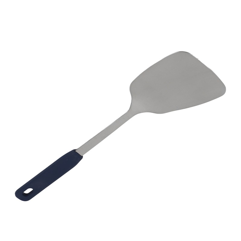 Cooking Spoon Rustproof Smoothly 304 Stainless Steel Spatula Skid Resistant