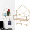PunchFree Wall Storage Rack Wall Hanging Floating Shelf Bedroom Living