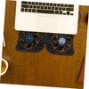 TEHAUX Portable Foldable Laptop Cooler with USB Powered Dual Fans