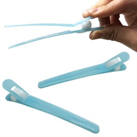 No Rust! Dakar Hair Pins Hair Clips Rust Free Hair Clips for Wet Hair Bangs No Metal Bulk Clips (Blue 3 Pack)