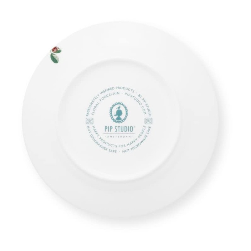 Pip Studio La Majorelle Breakfast Plate Pink with Herons 21
