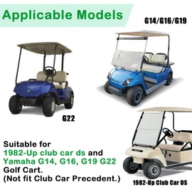 CartClan Club Car DS LED Rear Taillights, Golf Cart LED Tail Light Kit Suitable for Club Car DS 1982-Up, Replacement Part OEM#: 1017035, Set of 2