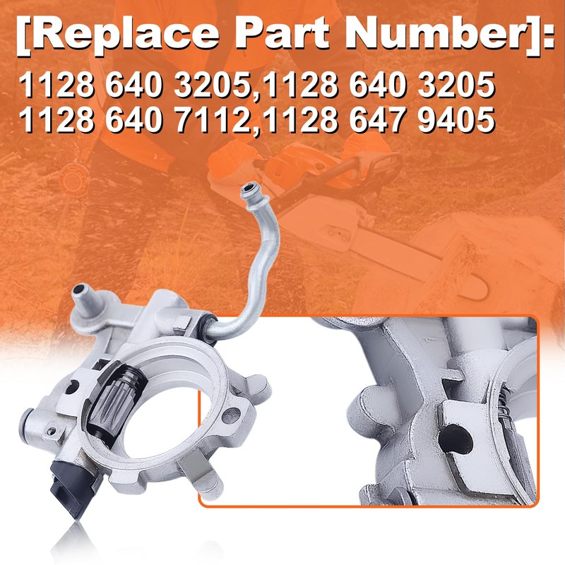 Mtanlo Oiler Oil Pump for Stihl 044 MS440 Chainsaw Worm