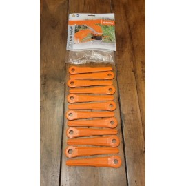 STIHL NEW Genuine STIHL (12) PolyCut 6-2 28-2 48-2 Blades 145mm 4002-007-1000 OEM