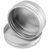MUKLEI 48 PCS 15 ml Aluminium Tins with Lids, Round