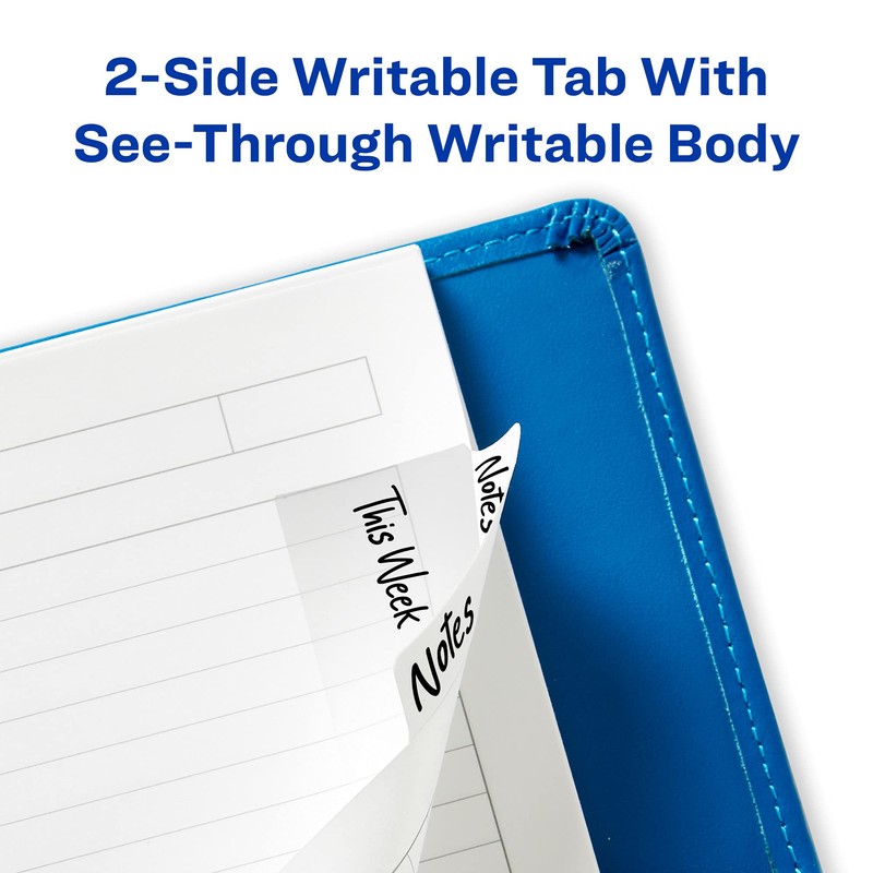 Multi-Use Tabs, 2" x 1-1/2", White, 3 Stacks, 24 Tabs/PK