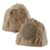 Theater Solutions 2R8S Outdoor Sandstone 8" Rock 2 Speaker Set