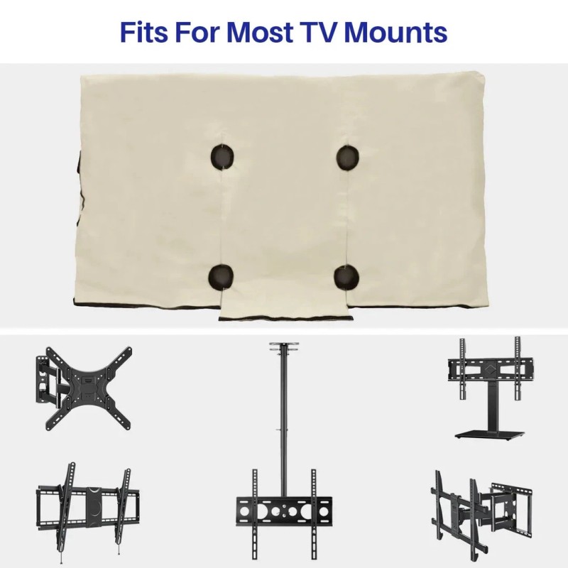 Sylvox 60-65 inch Outdoor TV Cover Waterproof TVs Dustproof Weatherproof