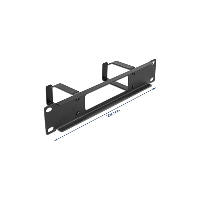 Delock 10 Inch Cable Management Panel with Opening and 2