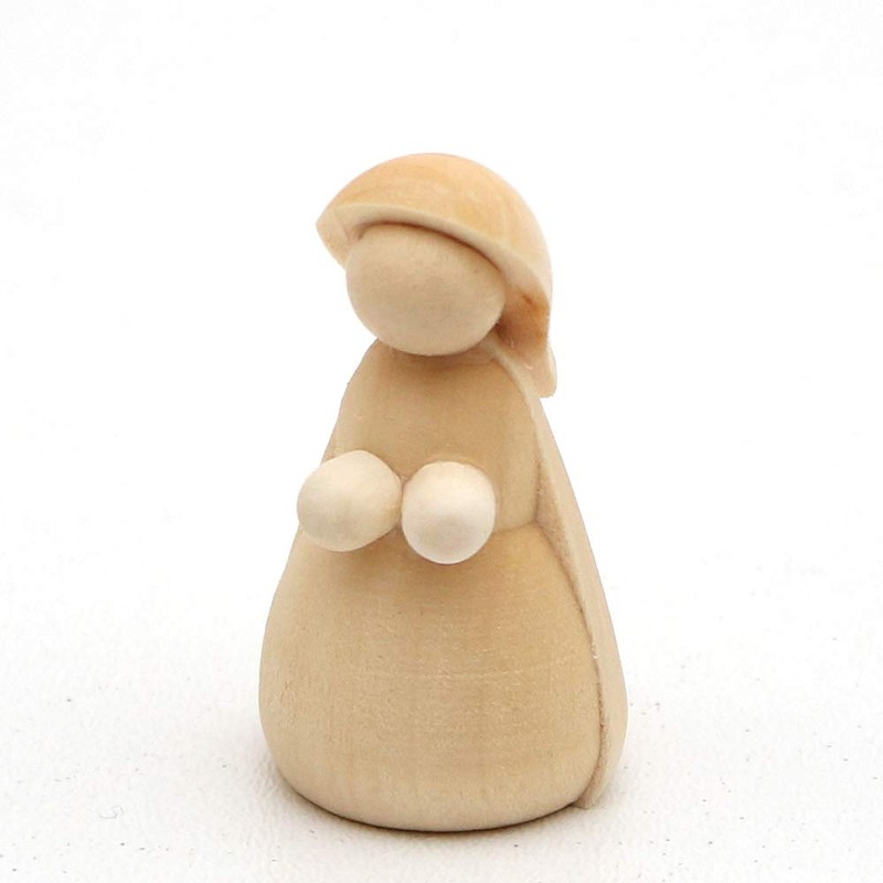 Dekohelden24 Wooden Nativity Figures, Size Selectable Via Drop Down Menu