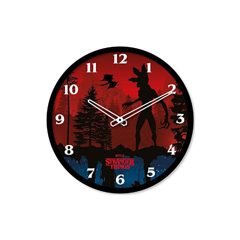 Pyramid International GP86510 Stranger Things Large Wall Clock, Upside Down