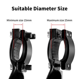 ROCKBROS Bike Kickstand Adjustable Aluminum Alloy Kickstand Bike Side Kickstand Bicycle Adults Kick Stand for 22" 24" 26" 28" Mountain Bike Road Bikes