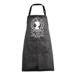 MBMSO Austen Apron Pride 1813 Literary Gift for Classic Novel Lovers Prejudice Merch Society of Obstinate Girls Kitchen Apron (JA Apron-b)