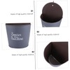KONTONTY Iron Wall Pocket Planter Half Round Hanging Planters for