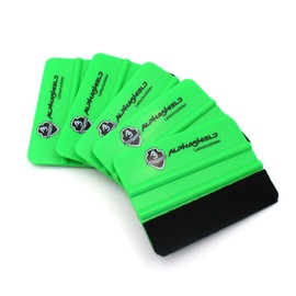 Squeegee with Felt Edge Foil Squeegee Felt Squeegee Made of Plastic Professional Tool Accessories Film Film for Car Film Furniture Film Window Film T043 (Set of 5 Squeegee)