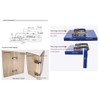 [2 pcs] Corner Cabinet Hinge Expandable 90 Degree Soft Close