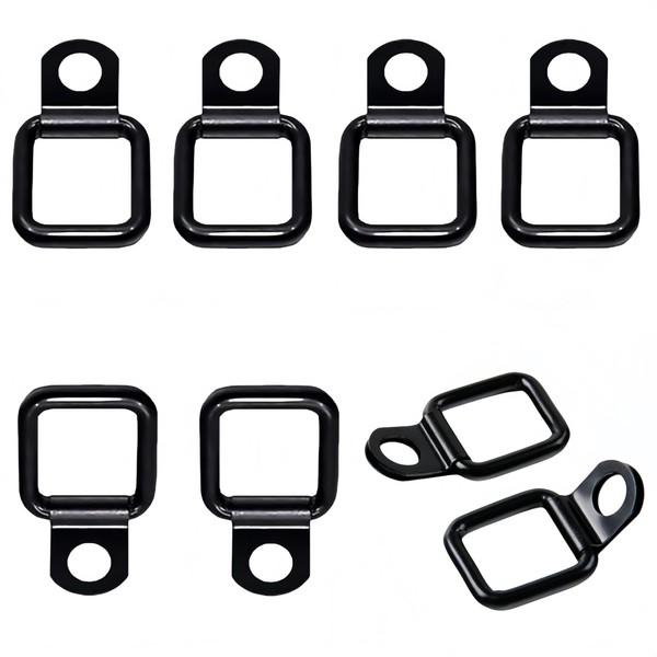 8pcs Tie Down D Ring Anchor, Ai-OUMLEEF Tie Down D