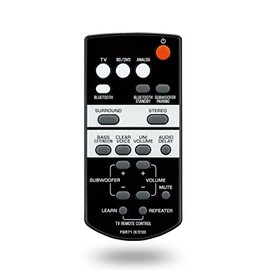 Replacement Remote Control for Yamaha FSR71 ZK72120 Sound Bar System YAS-203 YAS-207 YAS-108 YAS-105 YAS-106 ATS-1080 YAS-203BL YAS-CU203 NS-WSW41
