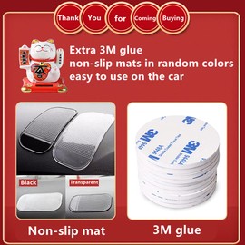 XIZHI 5 1/2” Solar Lucky Cat Waving Cat - Maneki Neko Placed The Car Desk Or Bedside Gift for Friends Colleagues and Home Office Decoration