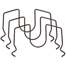 Toplife Braun 3 Extra Dividers for Pan Holder, Metal, Kitchen Shelf, 21 cm (Depth) x 13.3 cm (Height), Brown