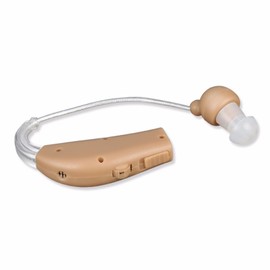 Sound Amplifier Mini Rechargeable Ear Back Type Hearing Sound Amplifier with Recharging Base