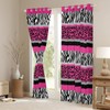 Zebra Stripes Window Curtains for Leopard Curtains For Kids Boys
