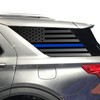 Tactical Decals - USA Flag w/Thin Blue Line Decals For