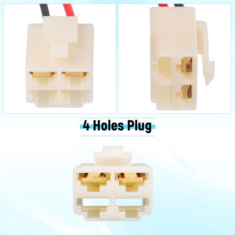 4 Holes Plug Battery Wire Harness for Razor Mx350 Mx400