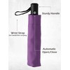Windproof Travel Umbrella - Compact, Light, Full Automatic Open/Close -