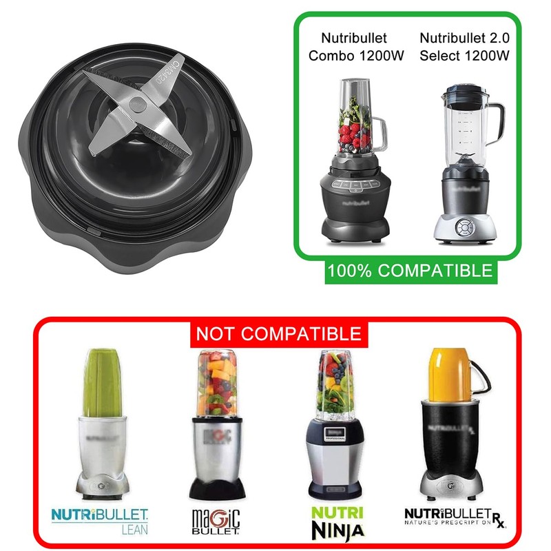 Replacement Blade Compatible with NutriBullet Blender Combo 1200 Watt, NutriBullet