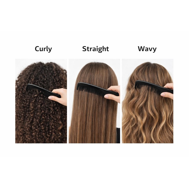 Hair Styling Comb Set | Detangling Comb Teasing Sectioning Smoothing