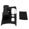 2Pcs Gear Shift Frame Console Panel Trims Cover Cup Holder