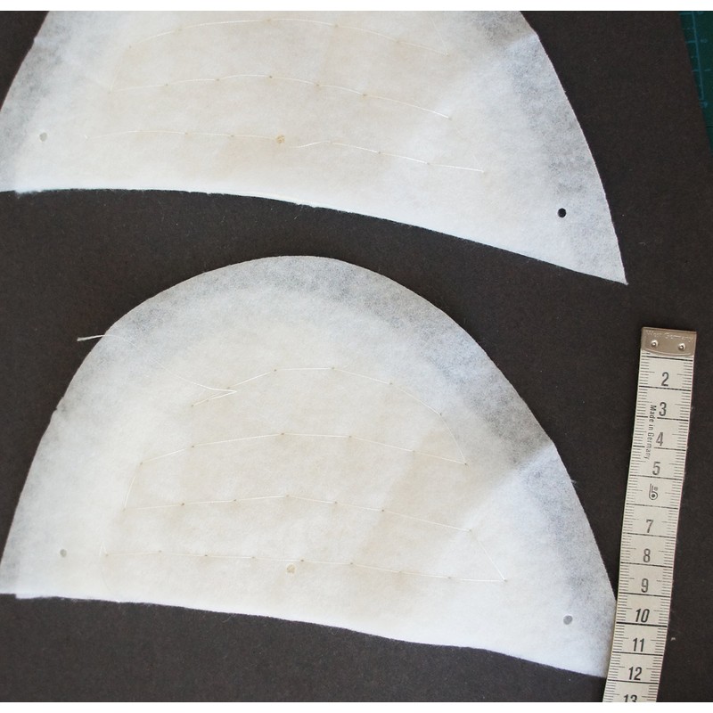 HAND ® NO.001 White Premium Thin Canvas 13mm Thickness Lined