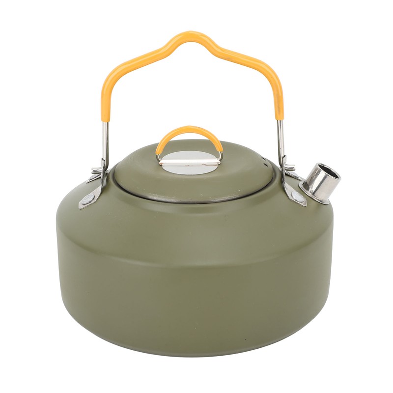 1L Outdoors Kettle Heat Resisting Stainless Steel Teapot Portable Camping