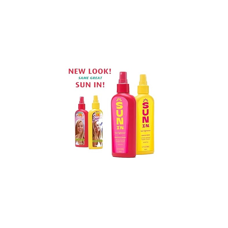 Sun in Hair Lightener, Tropical Breeze & Lemon Fresh Combo
