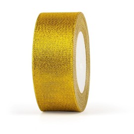 YYCRAFT Metallic Gold Satin Ribbon 2 Inch,50 Yards Craft Fabric Ribbon for Gift Wrapping Floral Bouquets Wedding Party Decoration