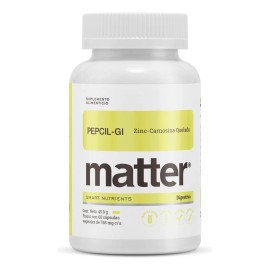 YOU MATTER - Pepcil-GI con Zinc-Carnosina Quelado, Apoyo Digestivo y Gastrointestinal, Alta Absorcin, Suplemento Vegano - 60 Cpsulas Vegetales        