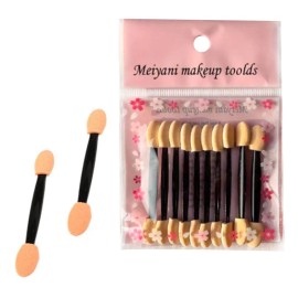 Aplicadores De Sombras De Ojos Pequeños Y Portátiles De 10 U