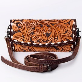 American Darling Wallet Hand Tooled Genuine Leather Western Women Bag | Handbag Purse | Women Wallet | Wristlet Wallet | Travel Wallet | Leather Wallet | Clutch Wallet