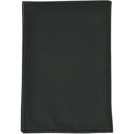 Porta Pasaporte Calendario Azteca de Piel Genuina. Funda de Cuero para Pasaporte y Visa con Ranuras para Tarjetas y Billetes. Organizador de Viaje Ligero, Elegante, Práctico. (Negro)