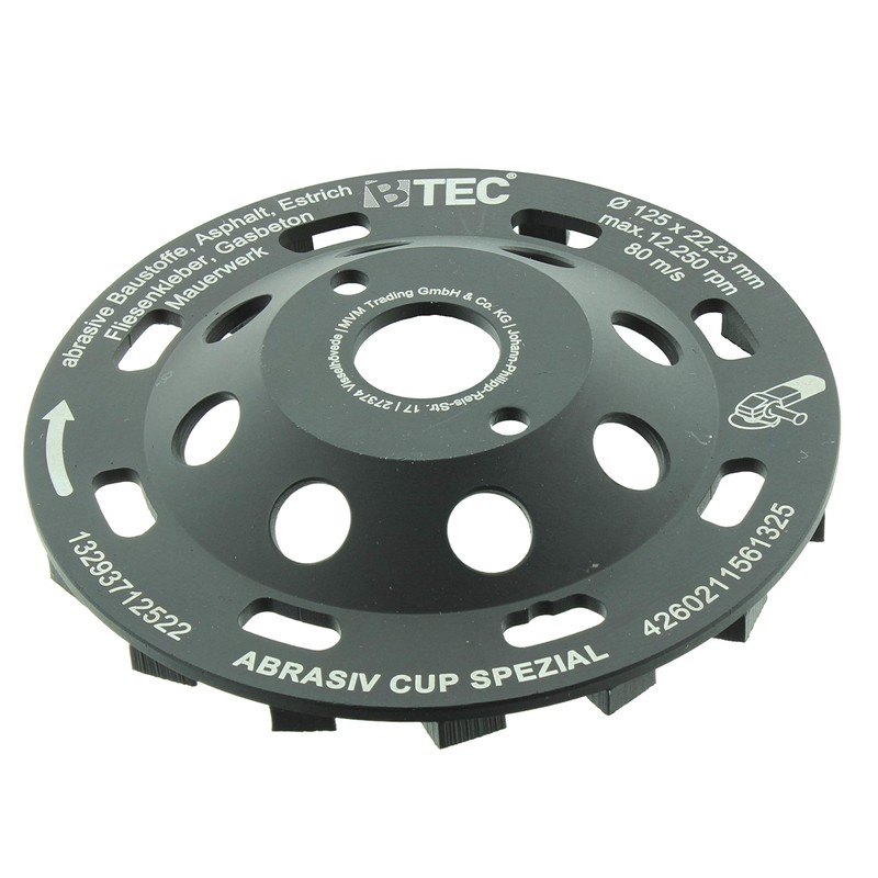 Diamond Cup Grinder ABRASIV CUP Special 125 x 22.23 mm