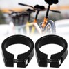 35MM Bike Seatpost Clamp,2Pcs Aluminum Alloy Mountain Bike Seat Tube
