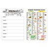Meal Planner Board, A4 Meal Planner Magnetic for Fridge, Comes