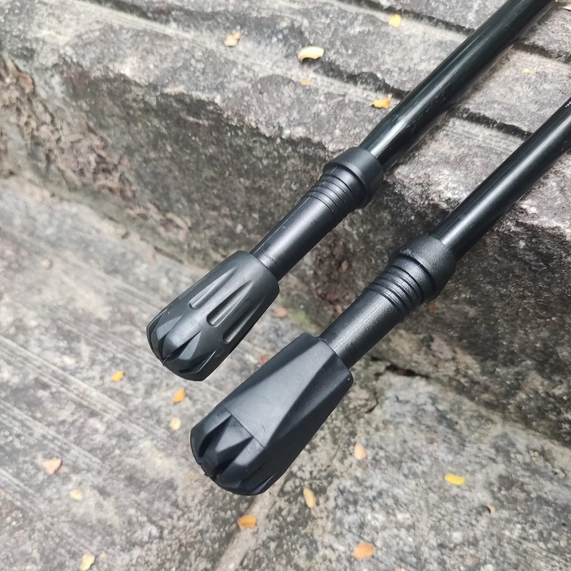 Amzlike Puntas de goma para bastón de senderismo, accesorios de