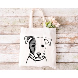 Pet Studio Art Lilly the Jack Russell Terrier Tote Bag